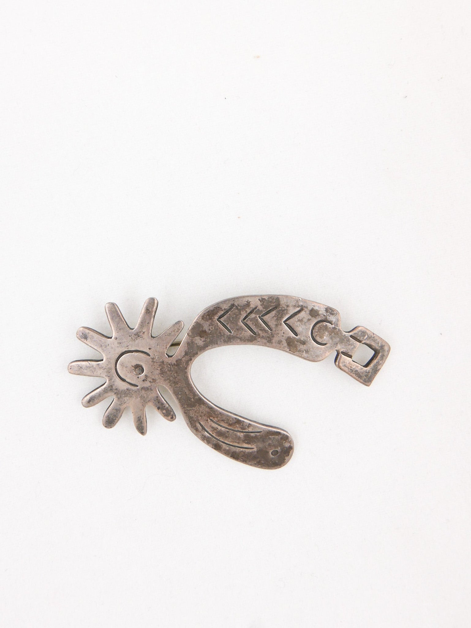 Sterling Spur Pin