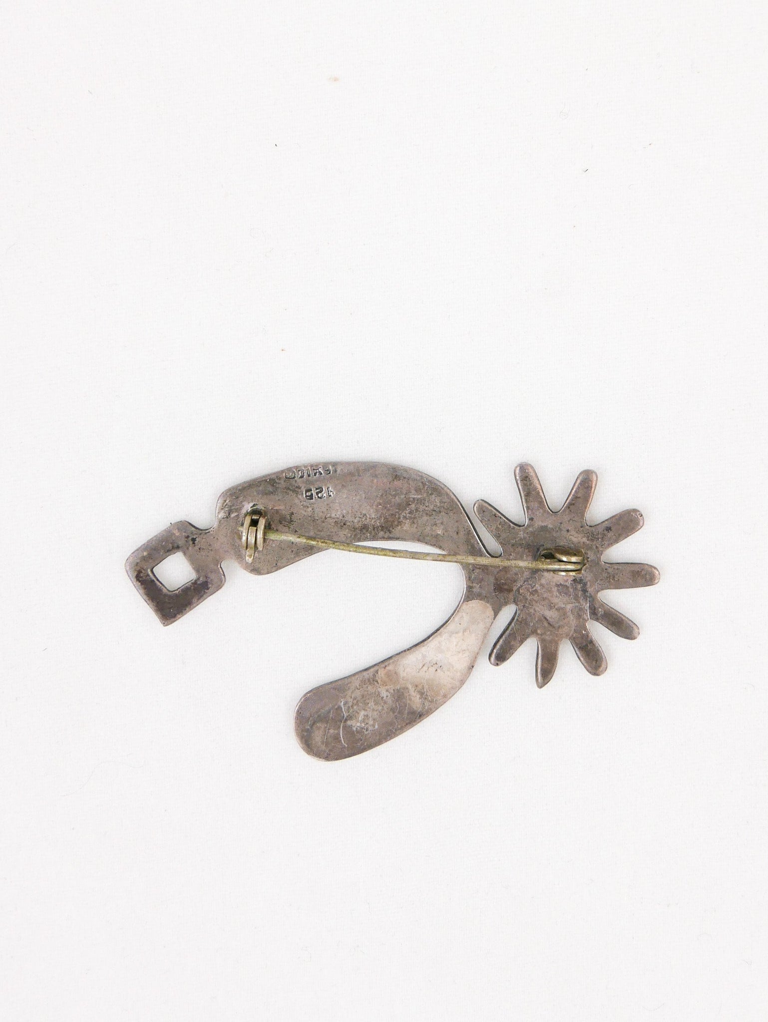 Sterling Spur Pin