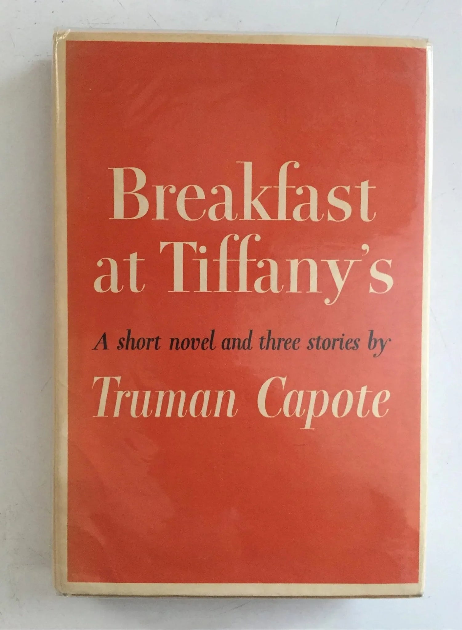 RARE FIND
A short novel and three stories by Truman Capote (1958). 
Vintage first edition hardcover book