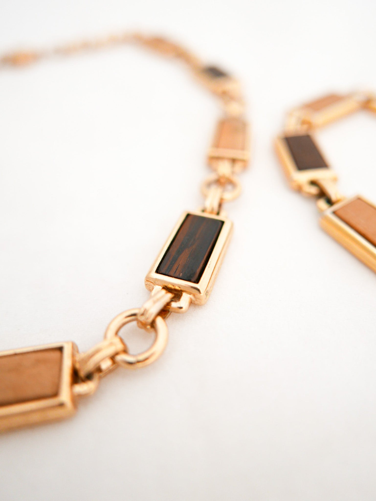 1970's YSL Geometric Necklace & Bracelet