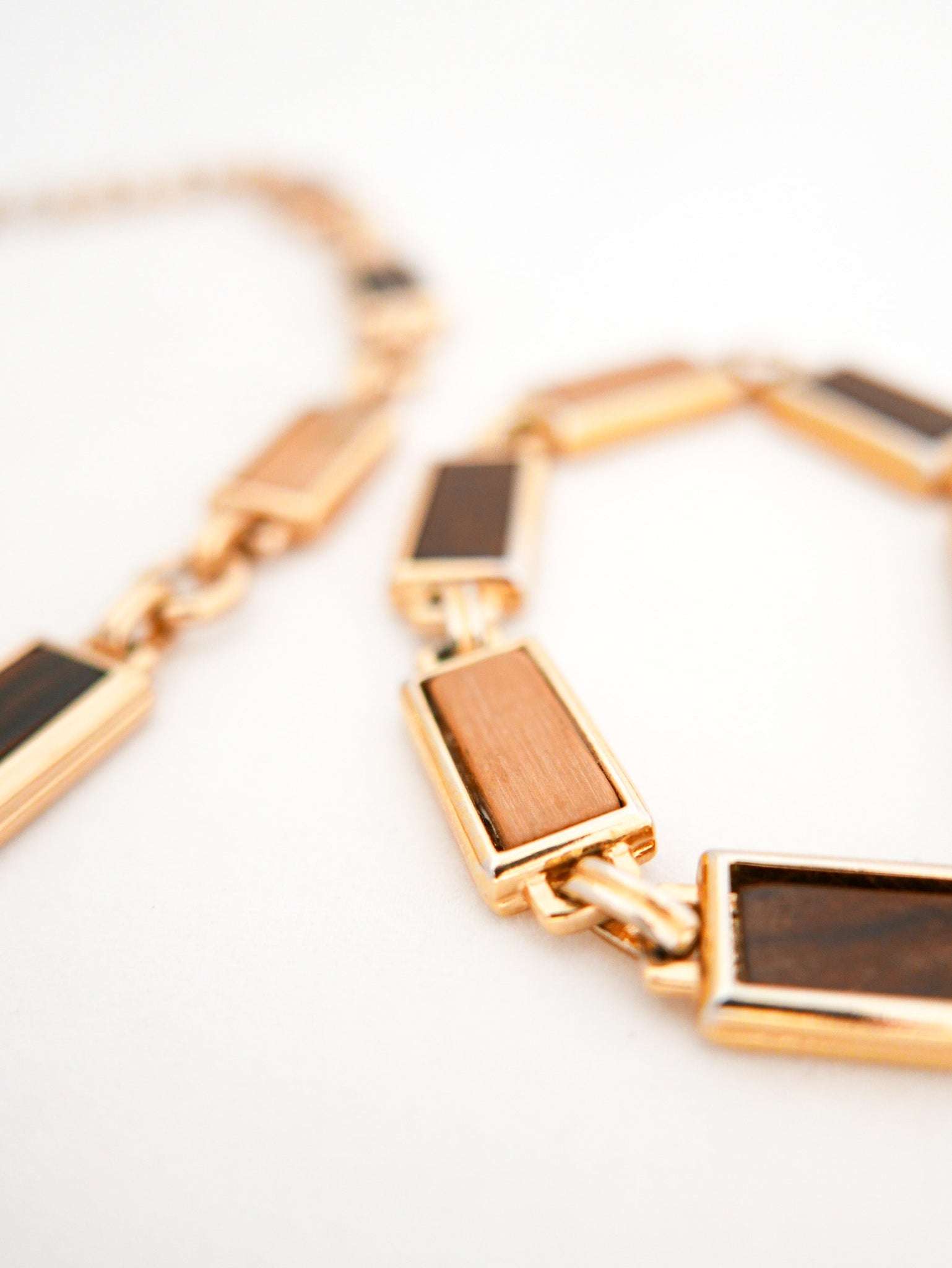 1970's YSL Geometric Necklace & Bracelet