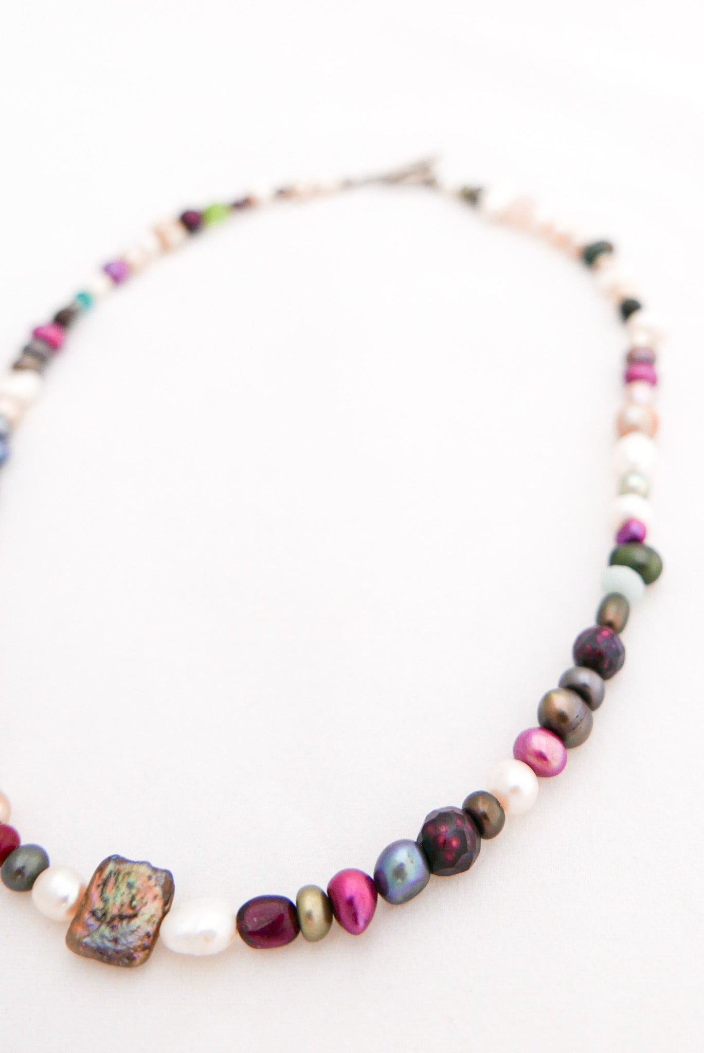 Candy Colored Pearl Necklace