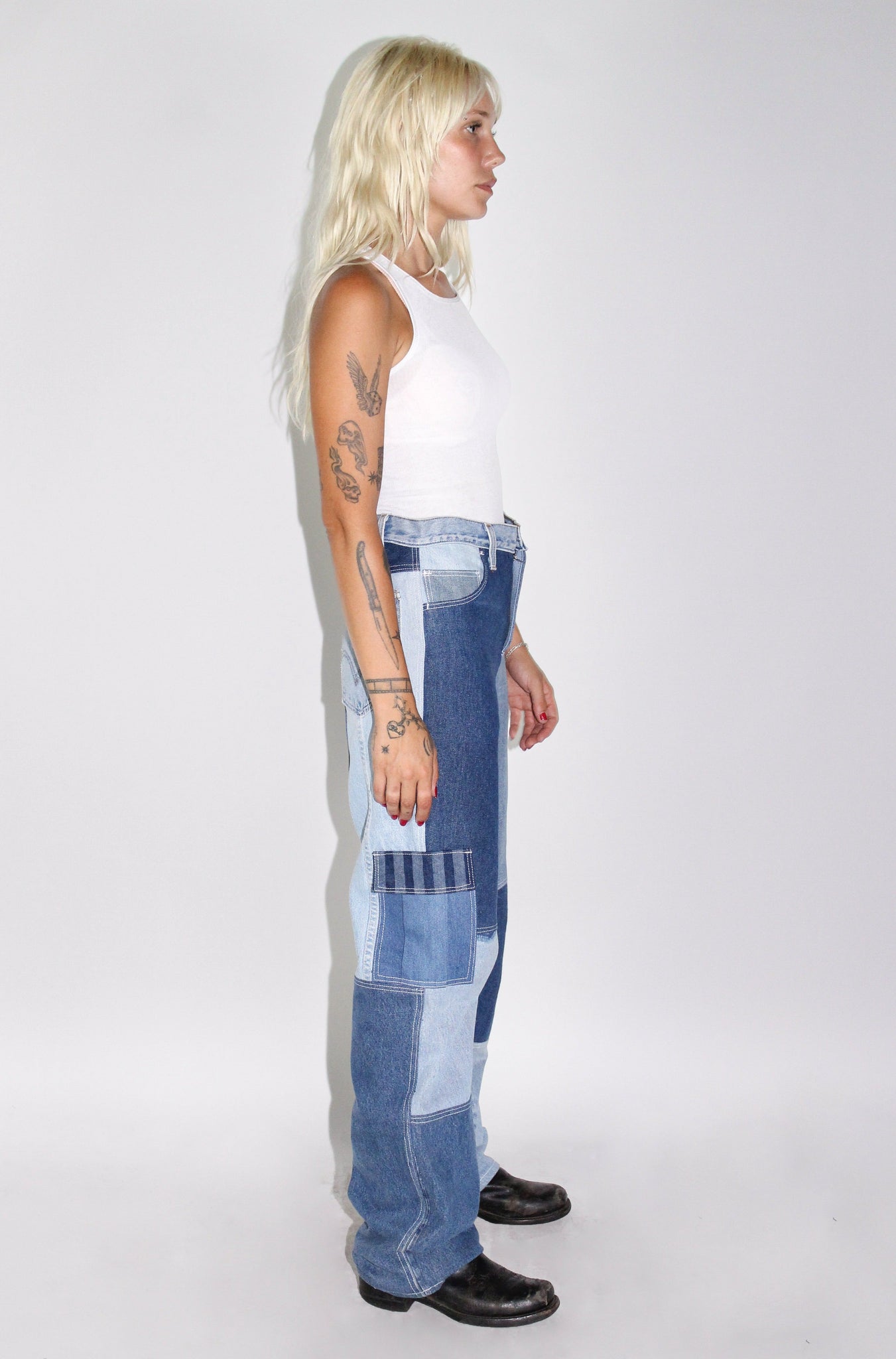 THE WOMEN'S DENIM CARGO PANT