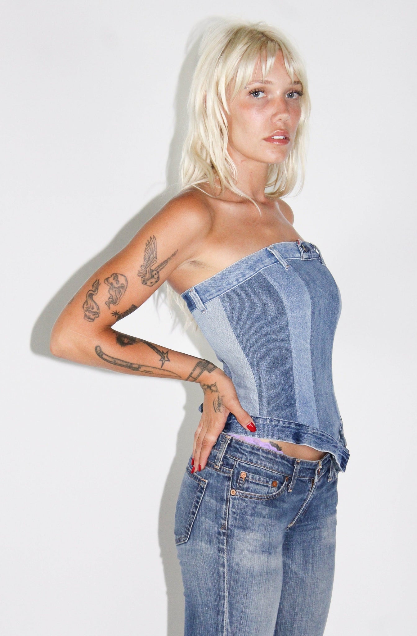 THE DENIM CORSET