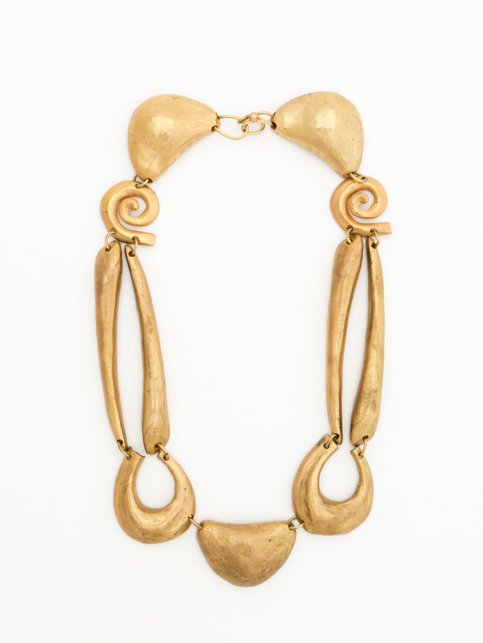 Gold Gilded Statement Necklace