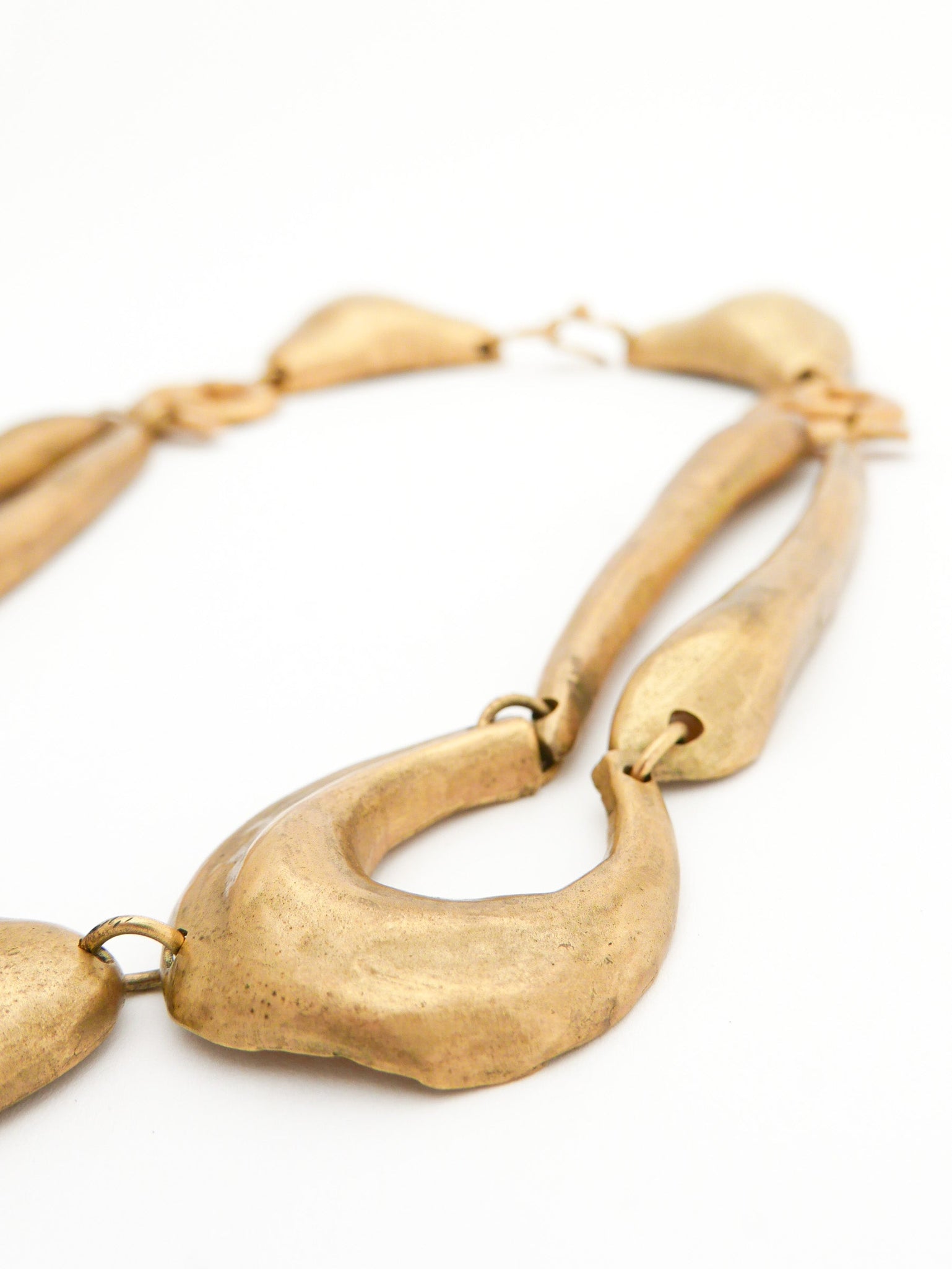 Gold Gilded Statement Necklace