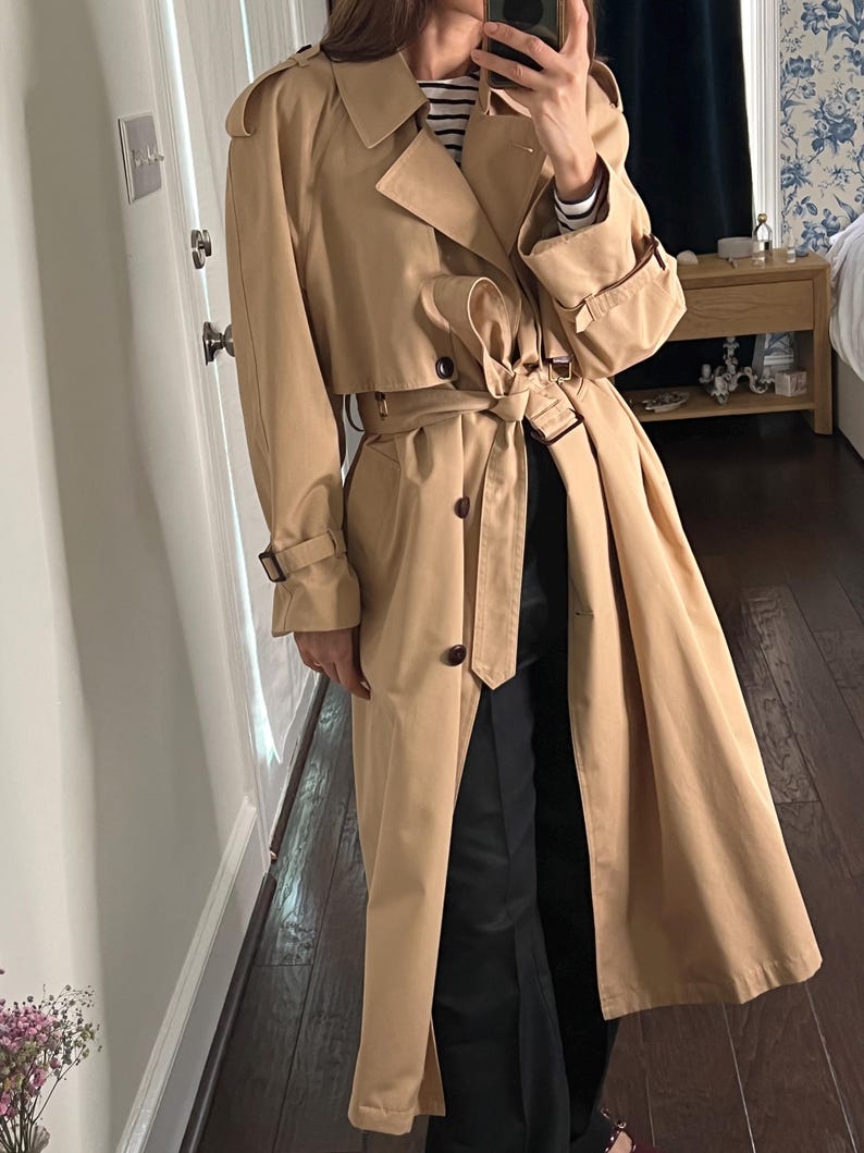 1970s Vintage Trench Coat by Etienne Aigner