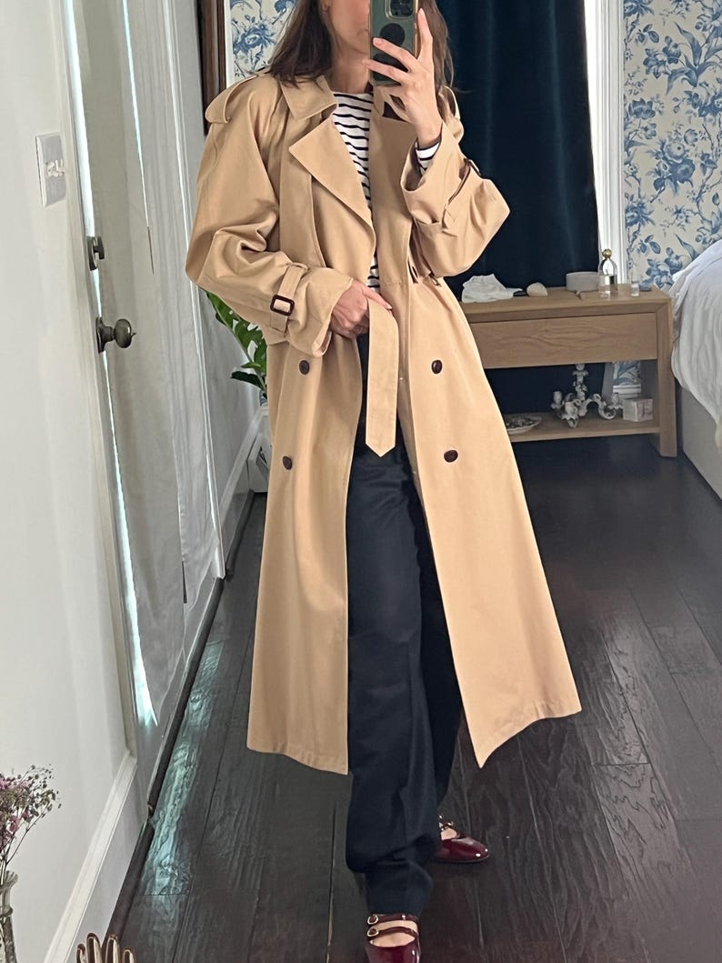 1970s Vintage Trench Coat by Etienne Aigner – Display Copy