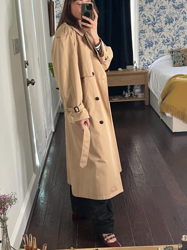 1970s Vintage Trench Coat by Etienne Aigner