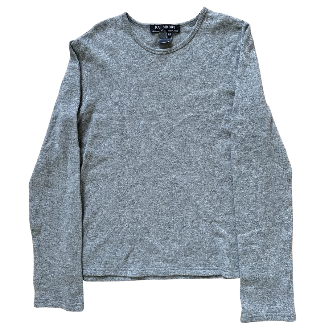 Raf Simons Grey L/S AW99 Sz Medium