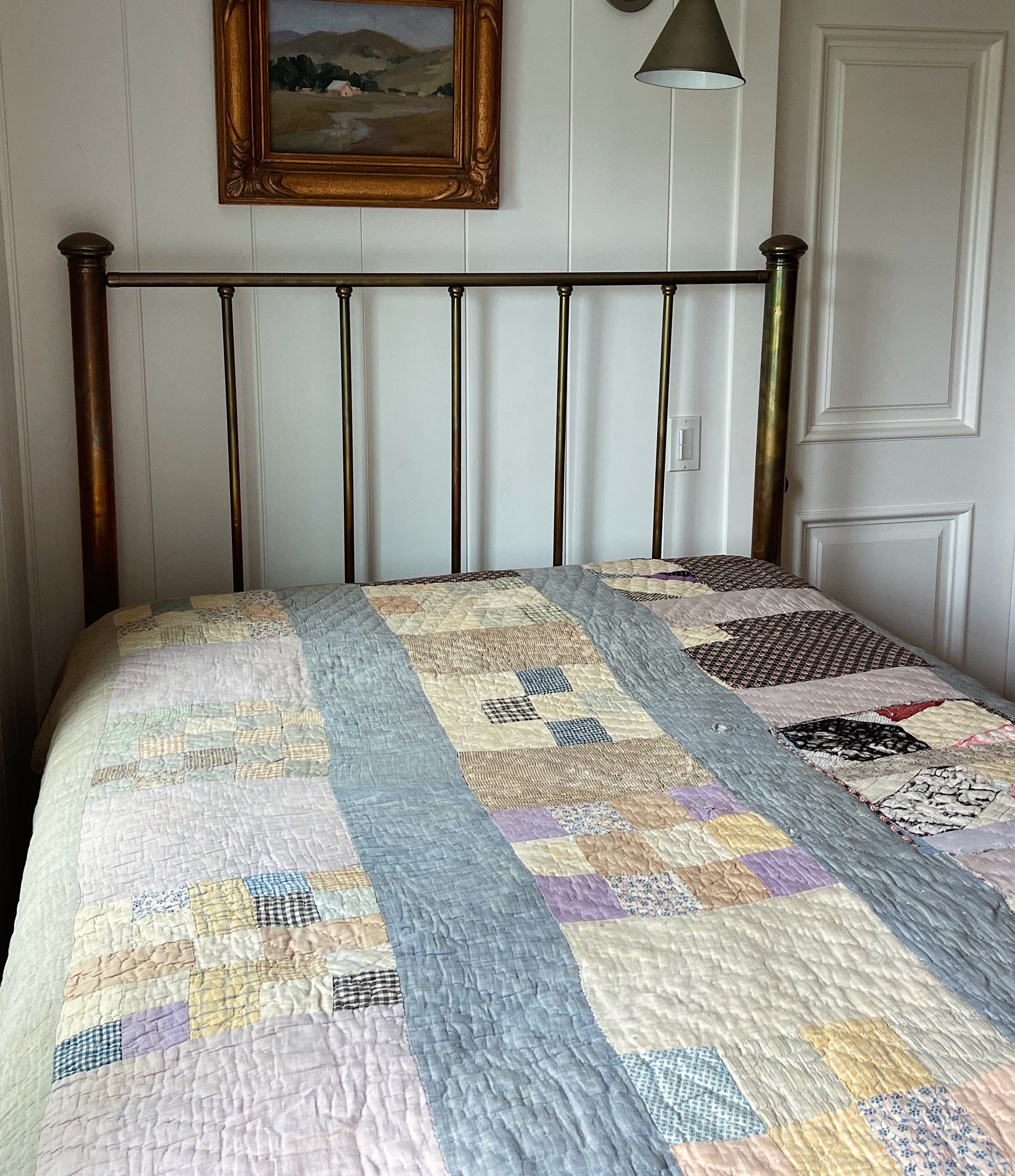 Early Cotton Feedsack Quilt