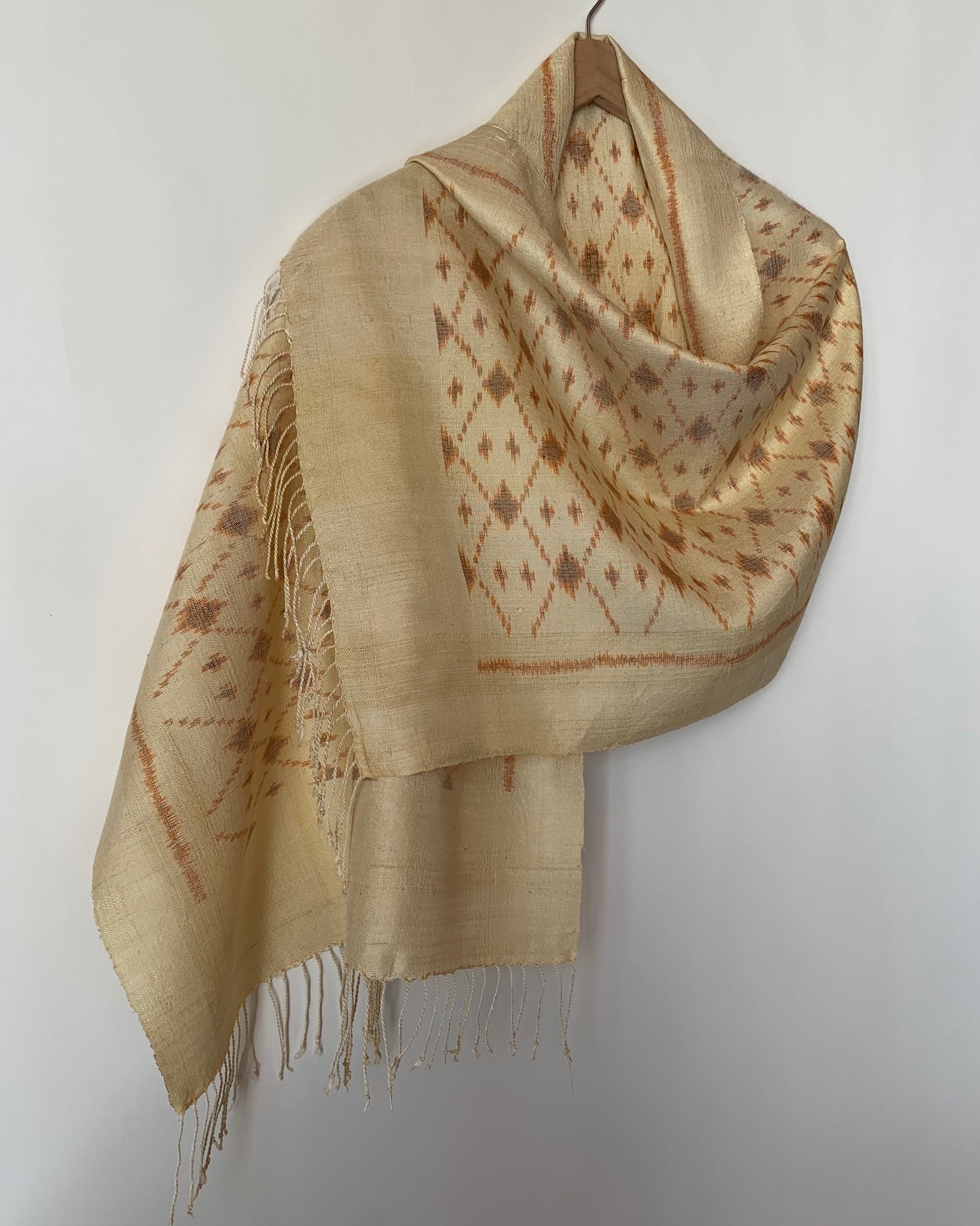 Ikat Scarf Creamsicle