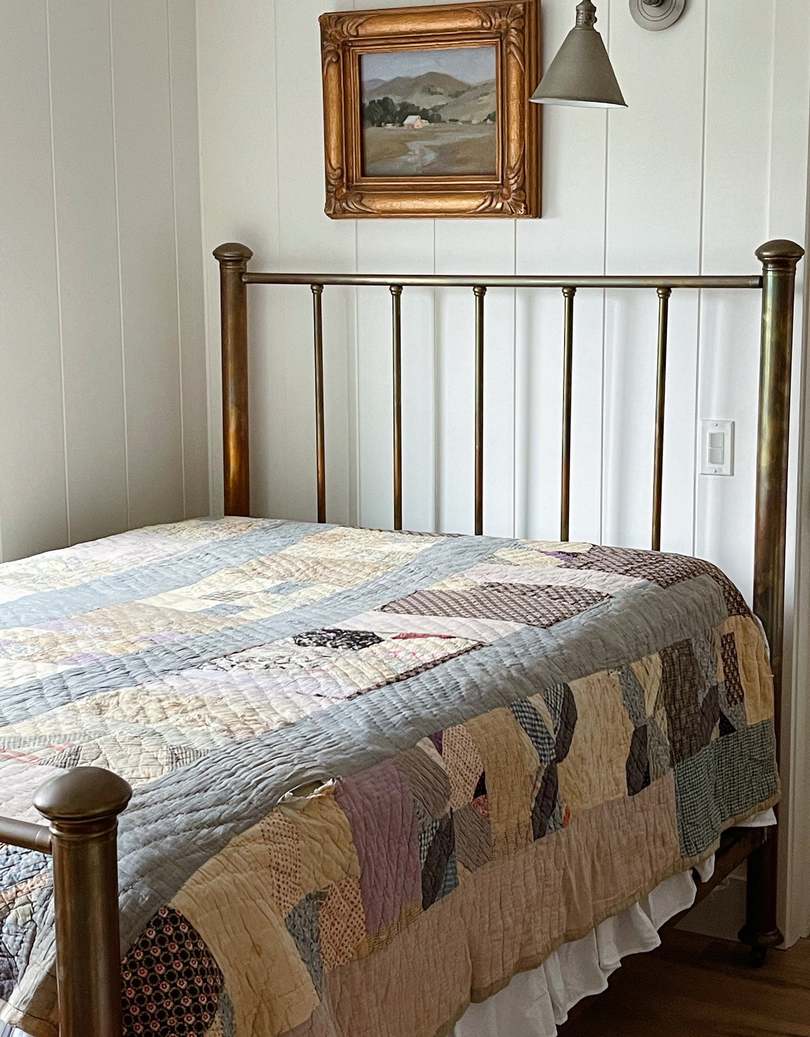 Early Cotton Feedsack Quilt