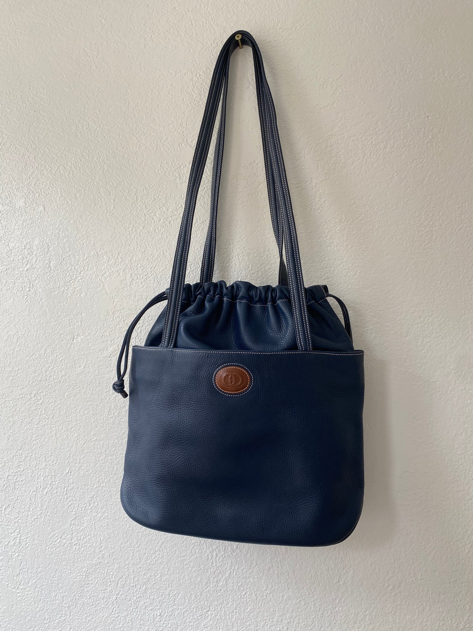 1980’s Denim Blue Gucci Bag