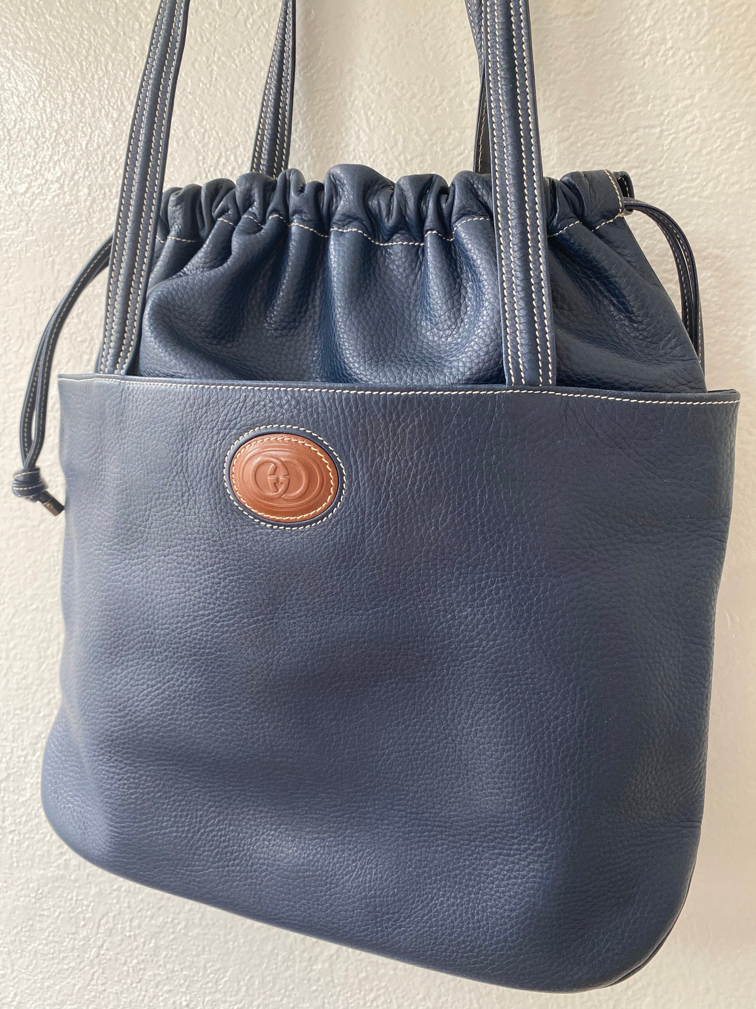 1980’s Denim Blue Gucci Bag