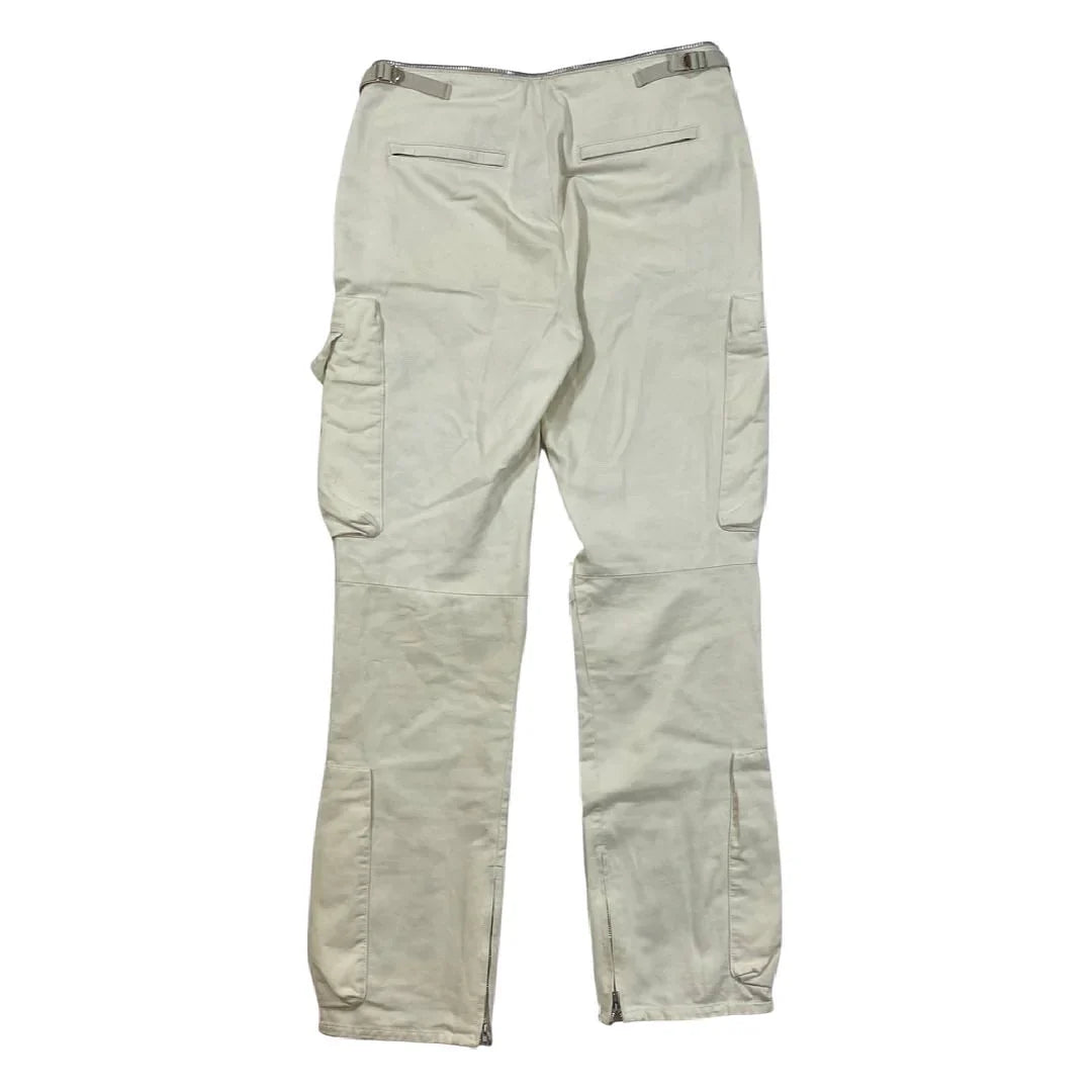 Helmut Lang White Cargo Flight Pants AW99-00 Sz 42/30