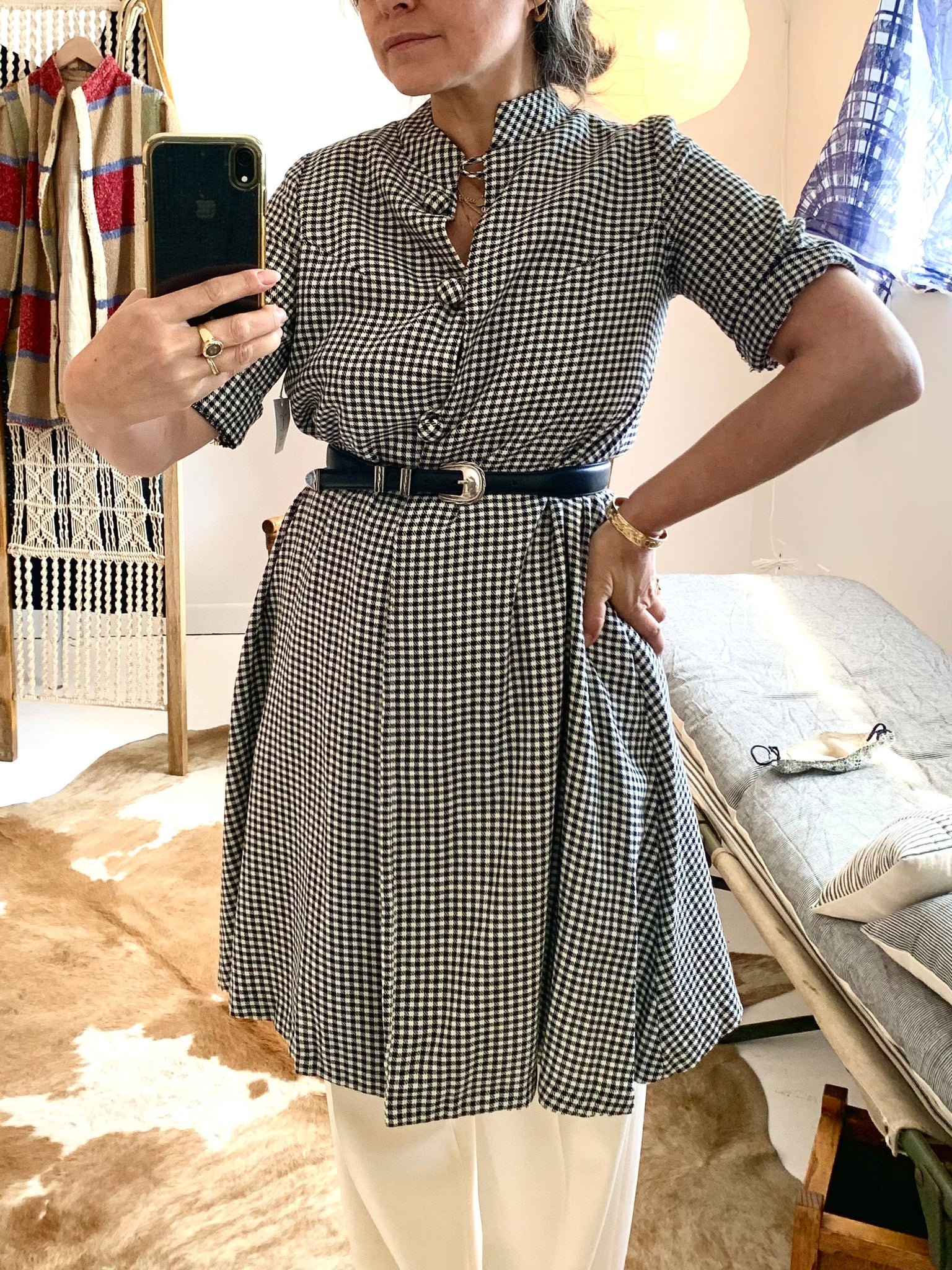 1960's Houndstooth Duster