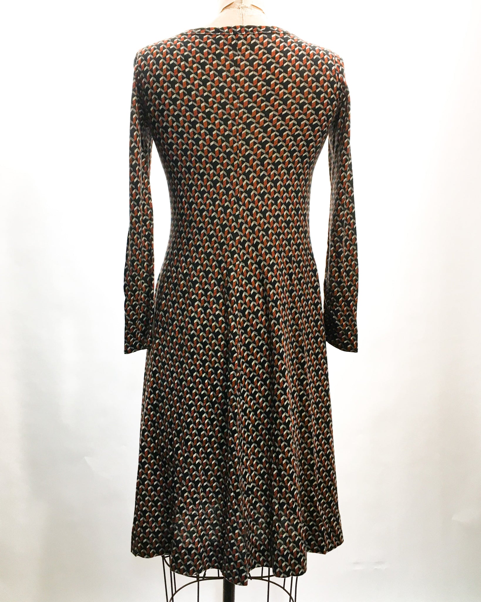 1970's Diane Von Furstenberg Pattern Dress