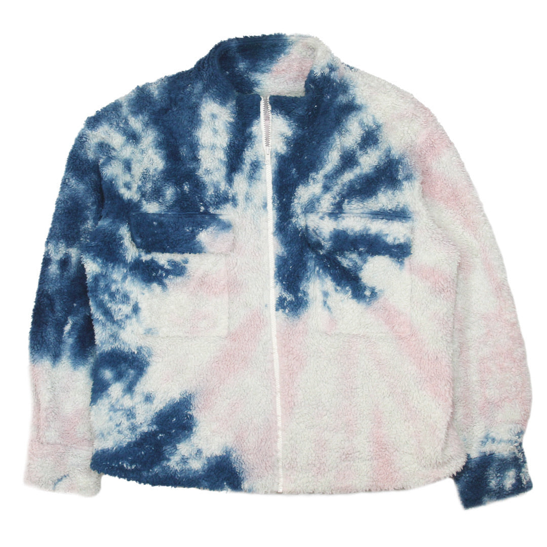 The elder statesmen tie dye fleece resort 2019 Large