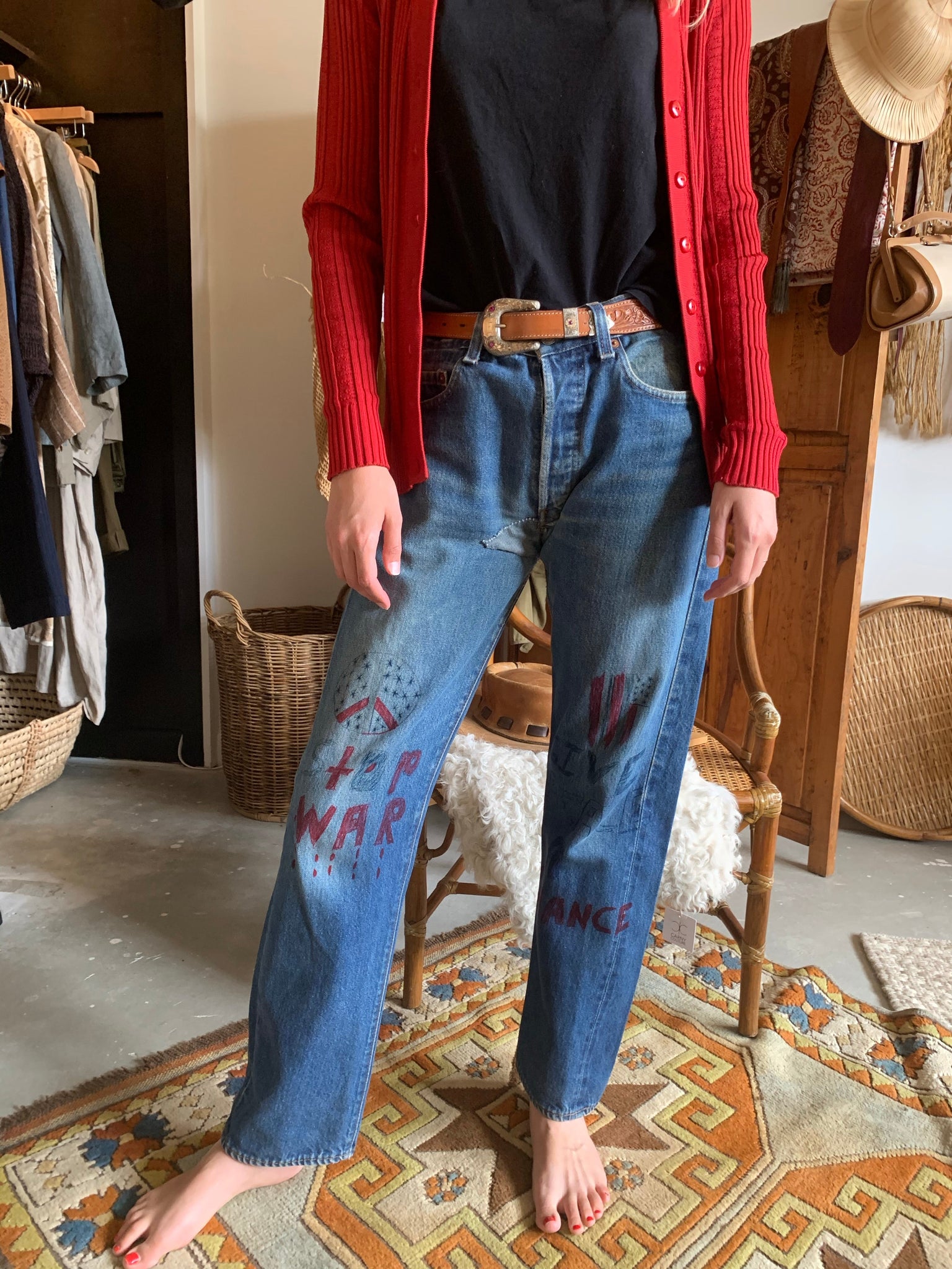 Levi's 501 Red Lines War & Peace