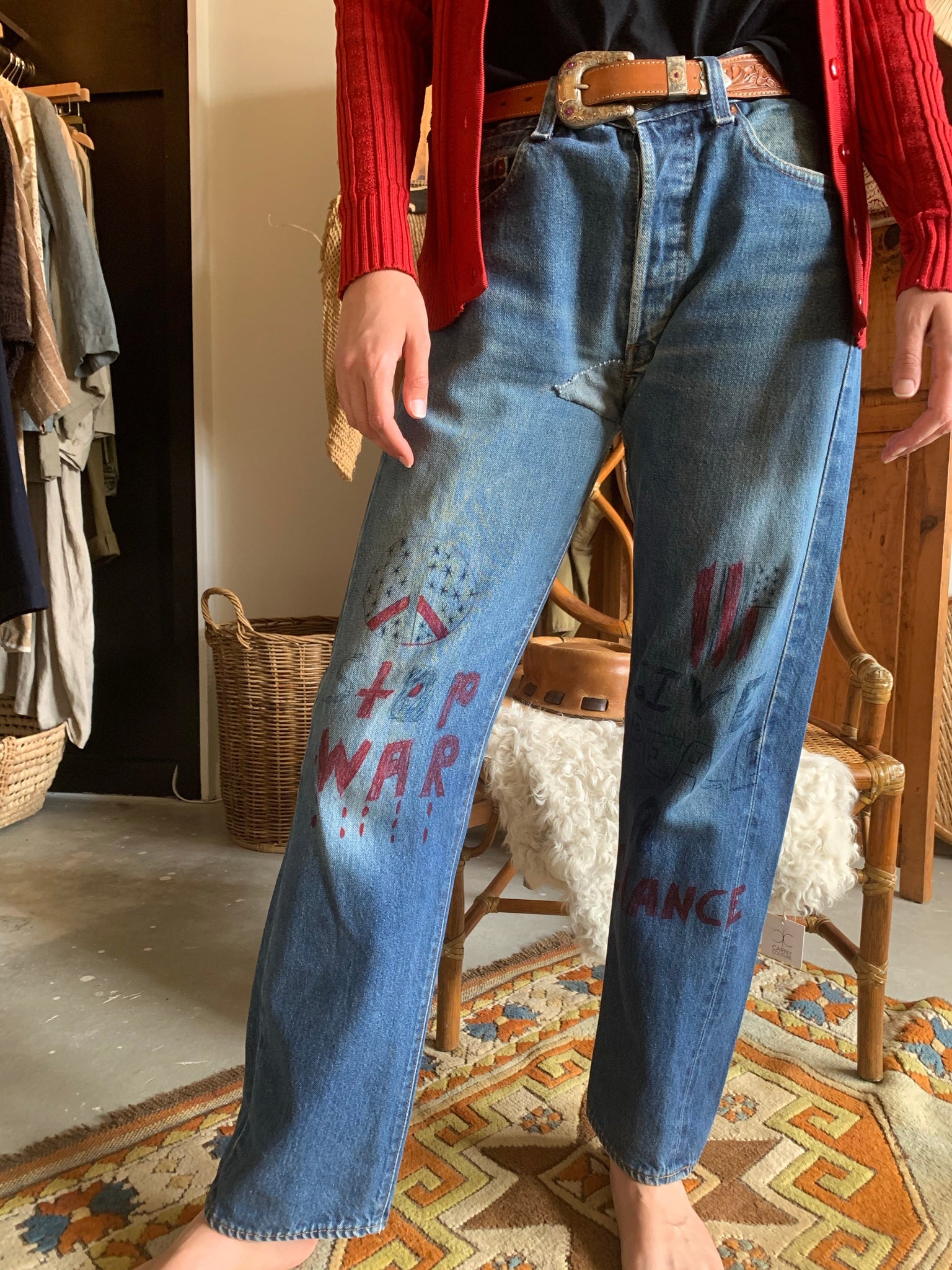 Levi's 501 Red Lines War & Peace