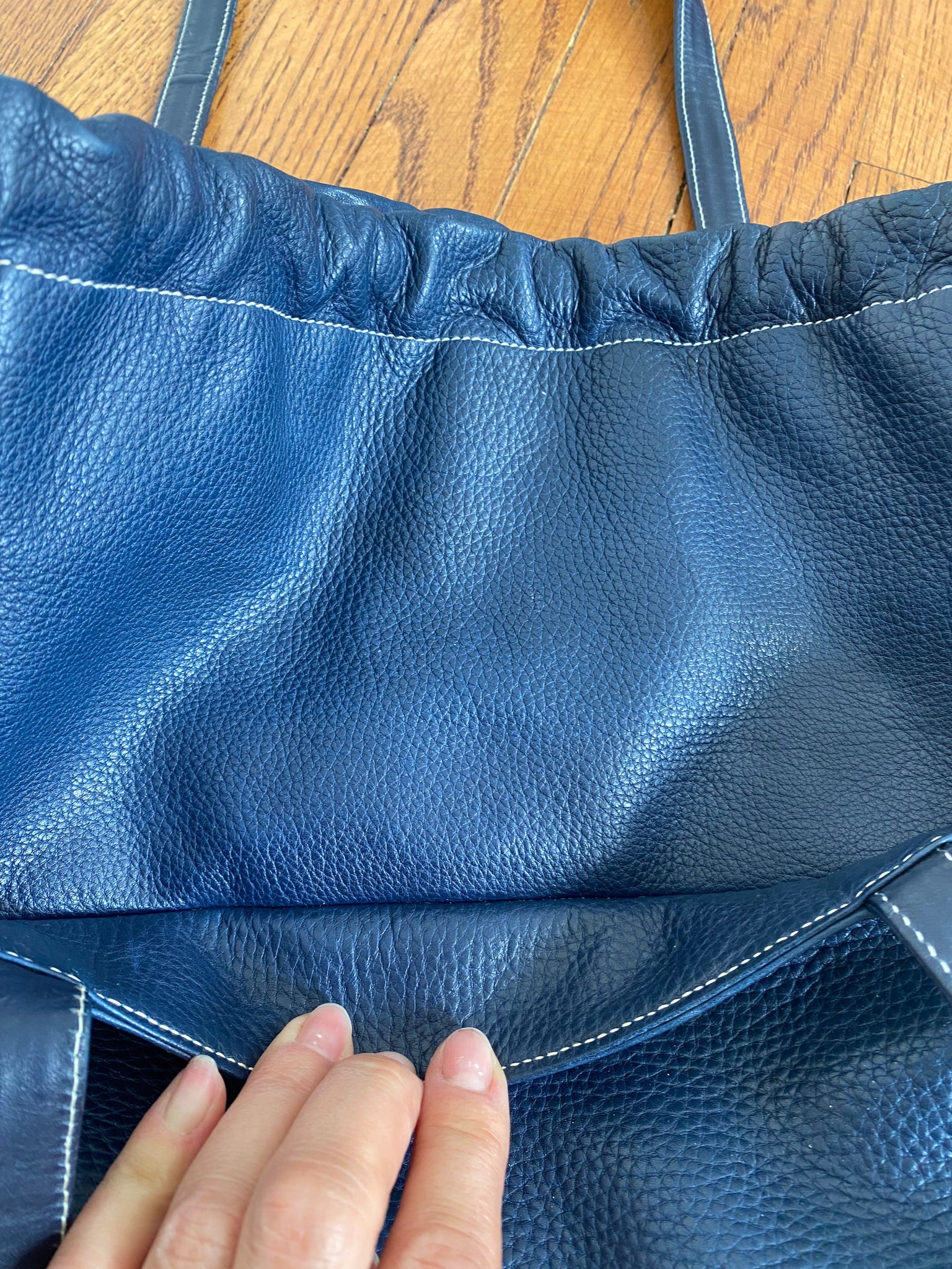 1980’s Denim Blue Gucci Bag