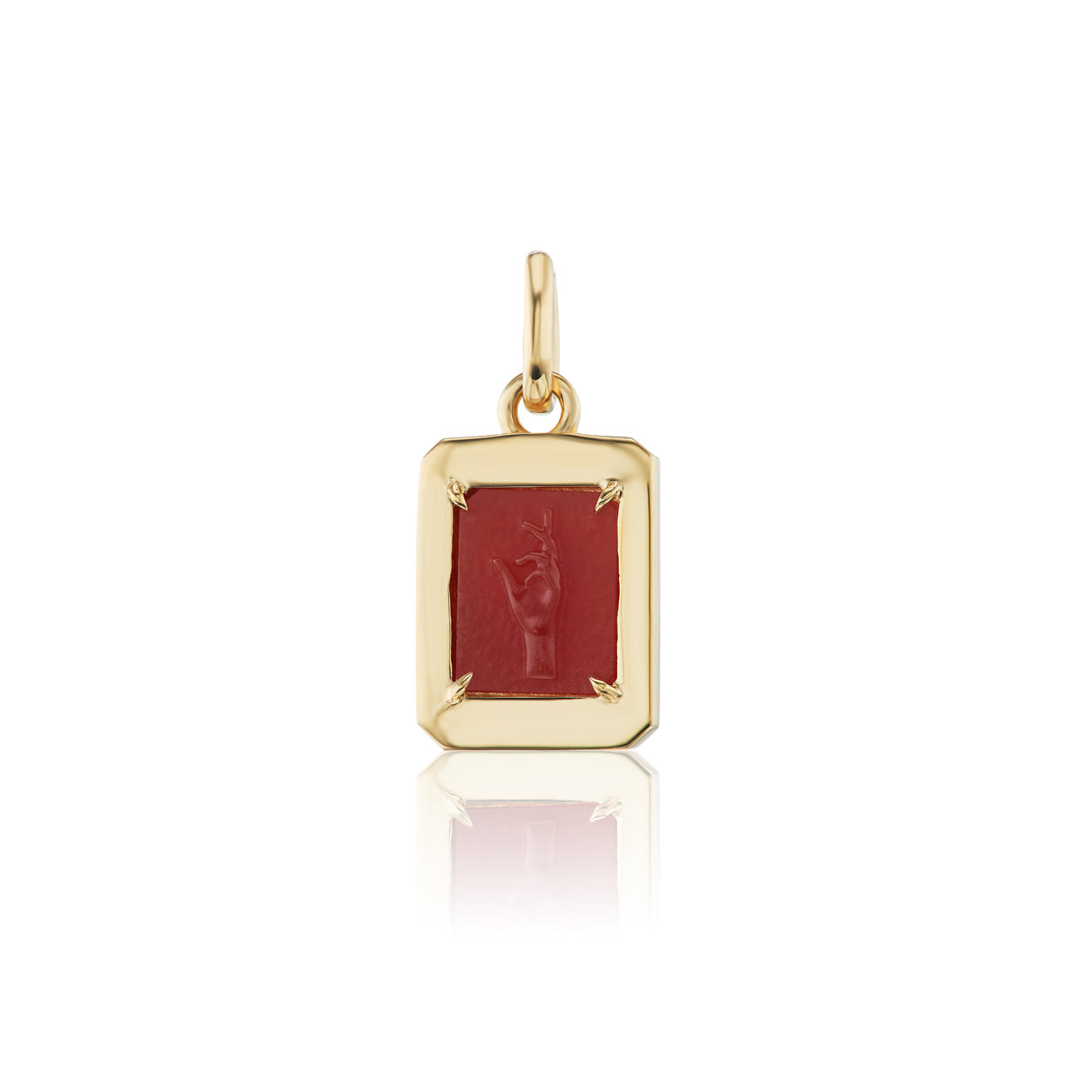 THE REACH FOR PENDANT - CARNELIAN